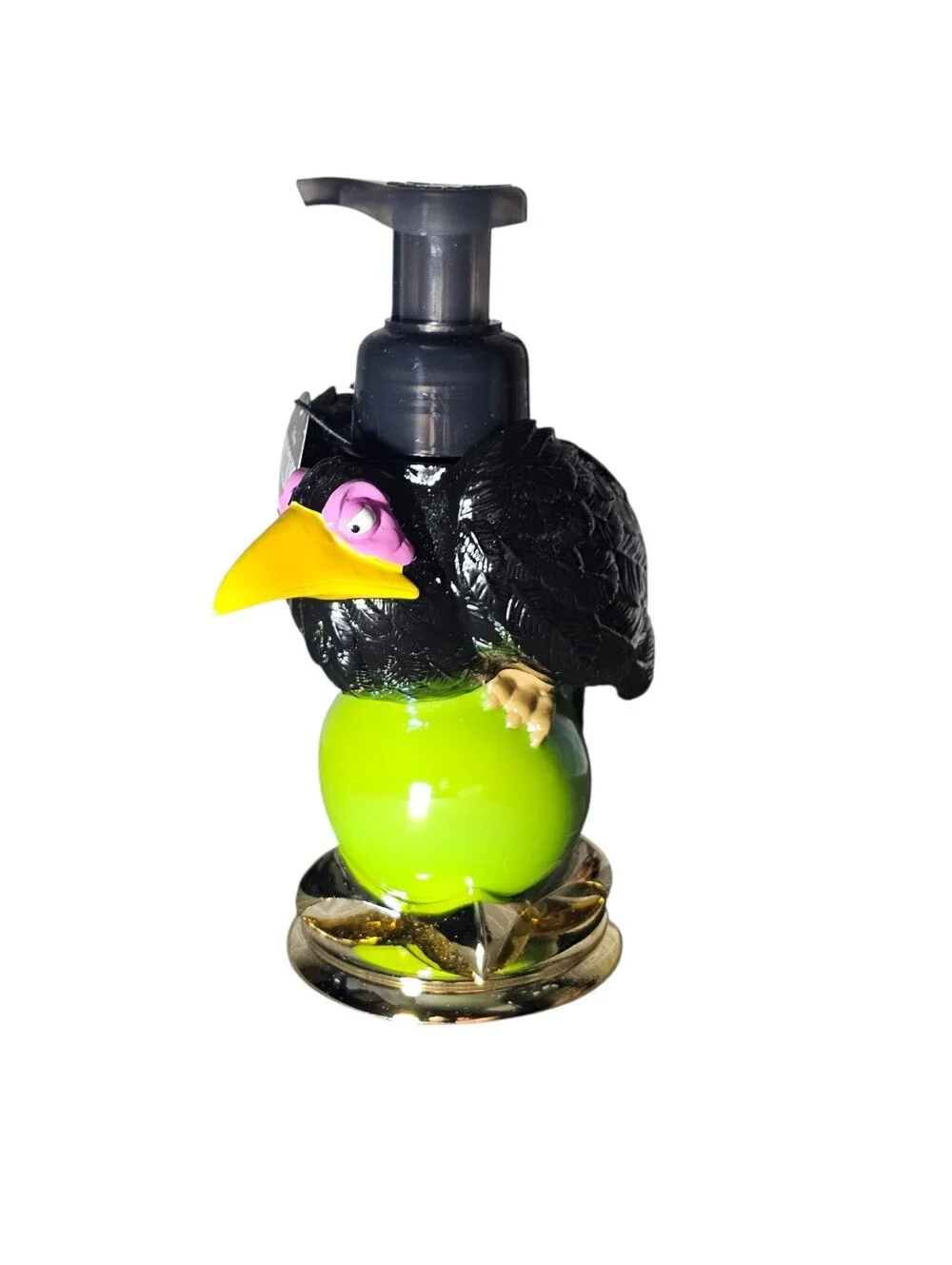 NEW! Bath & Body Works Disney Maleficent Raven Foam Hand Soap Dispenser